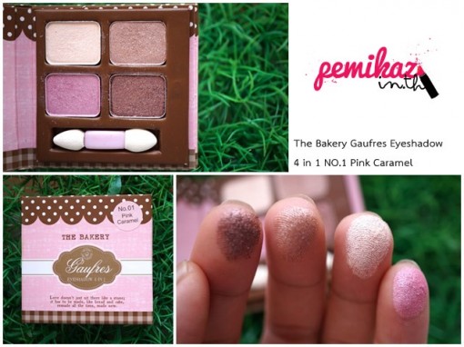 The Bakery Gaufres Eyeshadow 4 in 1 NO.1 Pink Caramel